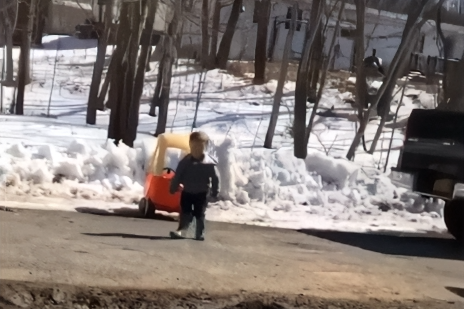 Kid Calls Car Piece Of Shit After Getting Stuck In Ice