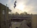 POV Epic Roof Jump